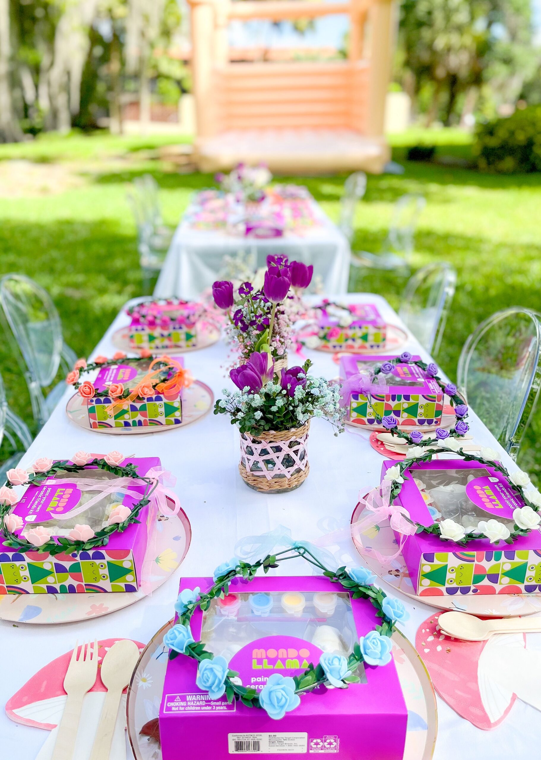Birthday Party table